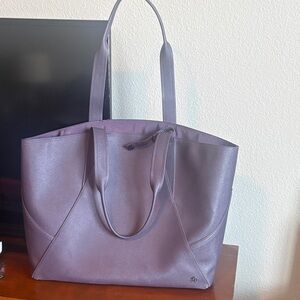 lululemon athletica Deep Purple Tote Bag GO WILD
